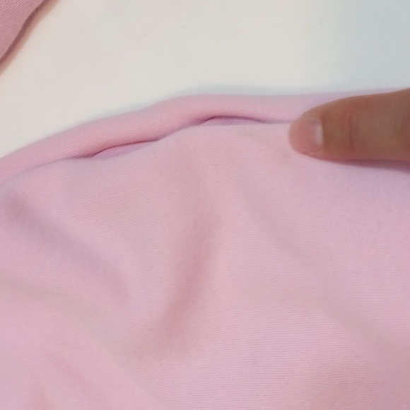 Fabletics Womens Pullover Sz XXS Oversized Pink Pockets Hoodie Comfy Athleisure - Picture 7 of 7